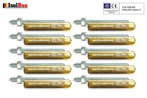 Set 10x verbundankerpatrone - set,