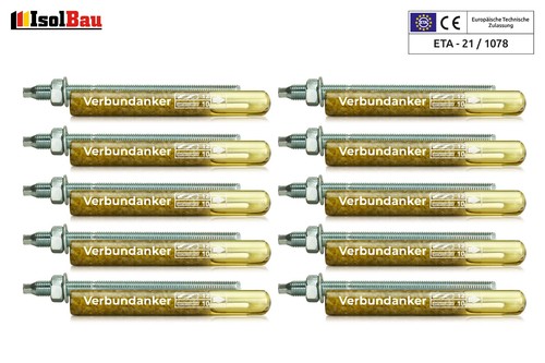 Set 10x verbundankerpatrone - 10x,