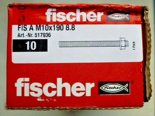 Fischer fis m10x190 8 - 10, 8.8