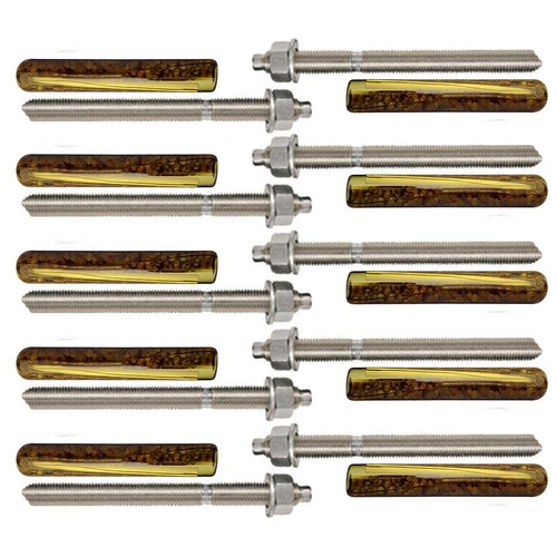 10x ankerstange m12 160 mm - 10x,